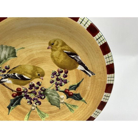 LENOX Winter Greetings Goldfinch Everyday by Catherine McClung Salad Plate - Picture 10 of 16